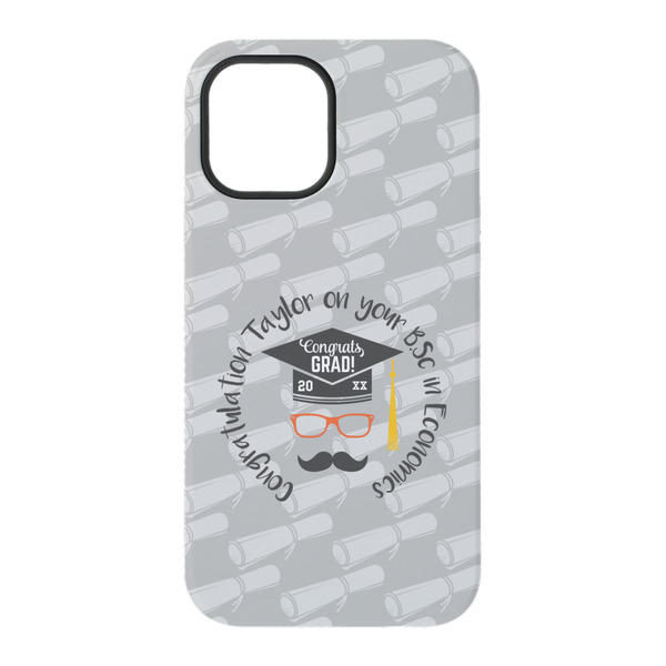 Hipster Graduate iPhone 15 Tough Case - Back