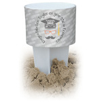 Hipster Graduate Beach Spiker Drink Holder (Personalized)