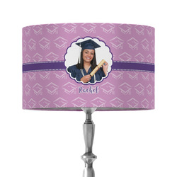Graduation 12" Drum Lamp Shade - Fabric (Personalized)