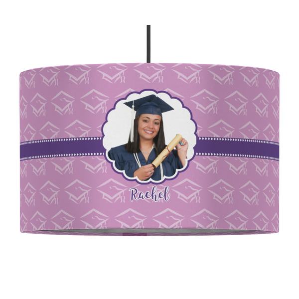 Custom Graduation 12" Drum Pendant Lamp - Fabric (Personalized)