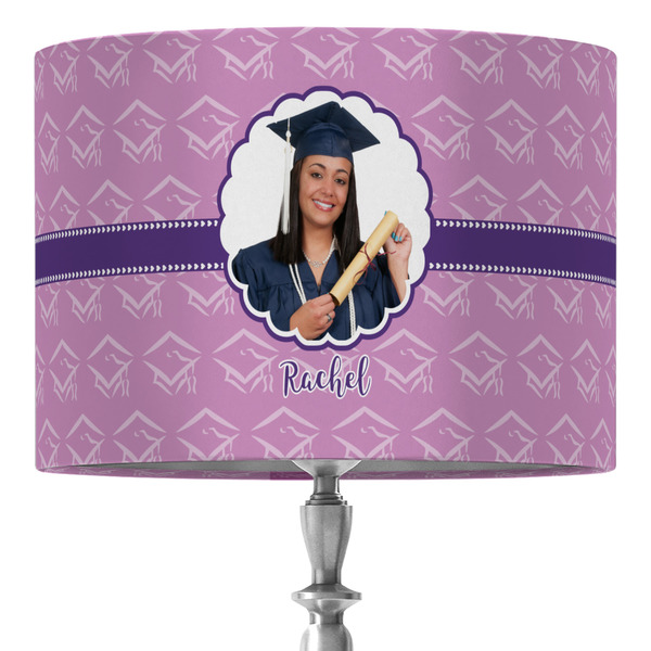 Custom Graduation 16" Drum Lamp Shade - Fabric (Personalized)