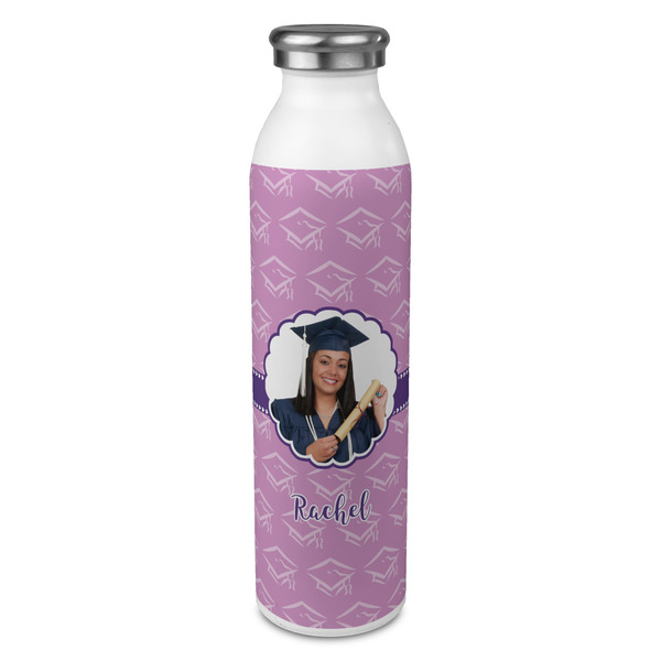 Custom Graduation 20oz Stainless Steel Water Bottle - Full Print (Personalized)