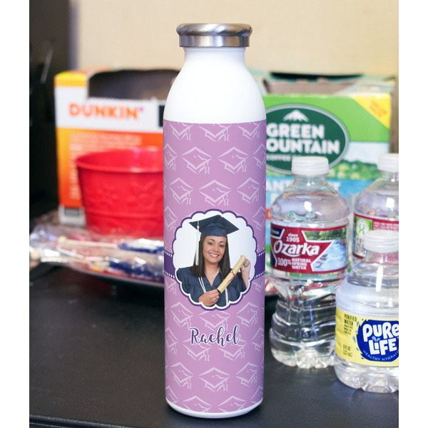 Graduation 20oz Water Bottles - Full Print - In Context