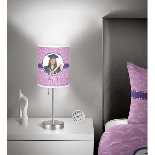 Graduation 7 inch drum lamp shade - in room