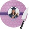 Graduation Round Glass Cutting Board - Small (Personalized)