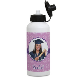 Graduation Water Bottles - Aluminum - 20 oz - White (Personalized)