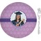 Graduation Glass Appetizer / Dessert Plate 8" (Personalized)
