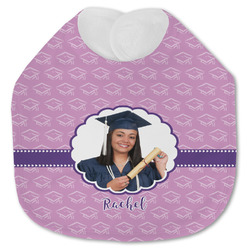 Graduation Jersey Knit Baby Bib w/ Photo