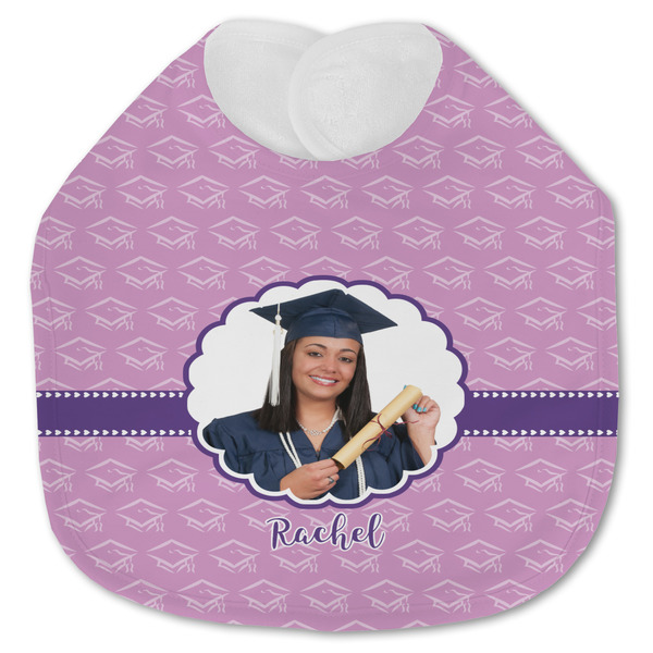Custom Graduation Jersey Knit Baby Bib w/ Photo