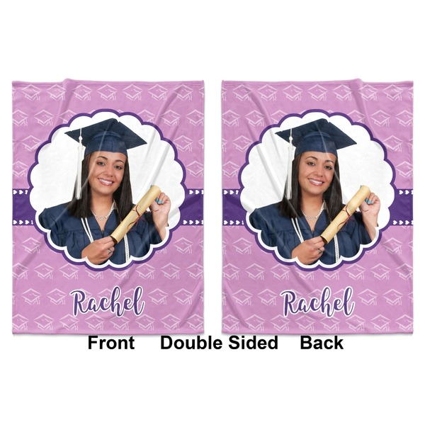 Graduation Baby Blanket (Double Sided - Printed Front and Back)