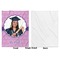Graduation Baby Blanket (Single Sided - Printed Front, White Back)
