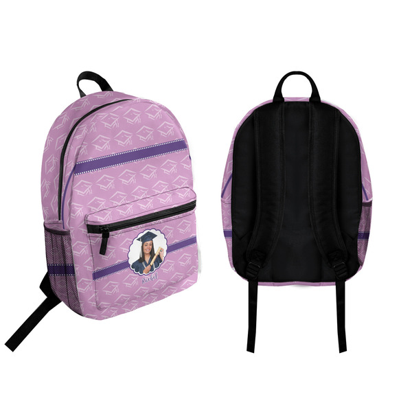 Graduation Backpack front and back - Apvl