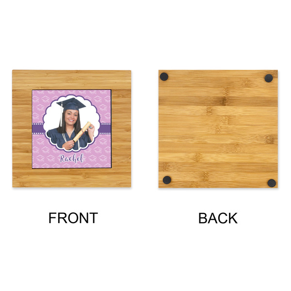 Graduation Bamboo Trivet with 6" Tile - APPROVAL