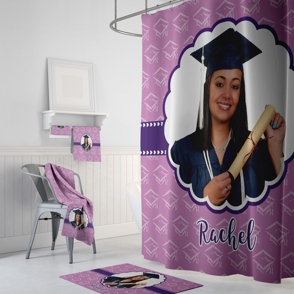 Graduation Bath Towel Sets - 3-piece - In Context