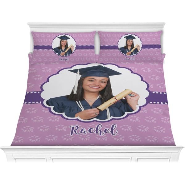 Custom Graduation Comforter Set - King (Personalized)