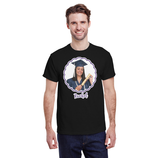 Custom Graduation T-Shirt - Black - Small (Personalized)
