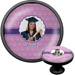 Graduation Cabinet Knob (Black) (Personalized)