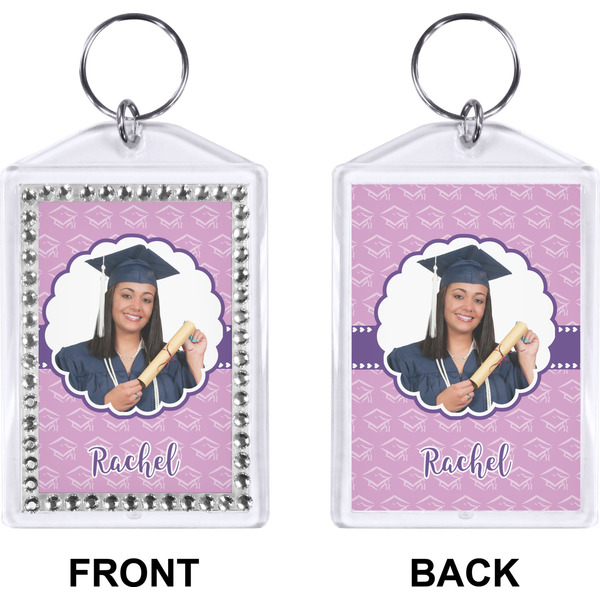 Graduation Bling Keychain (Front + Back)