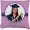 Graduation Burlap Pillow 16"