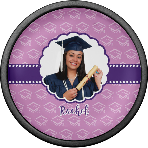 Graduation Cabinet Knob - Black - Front