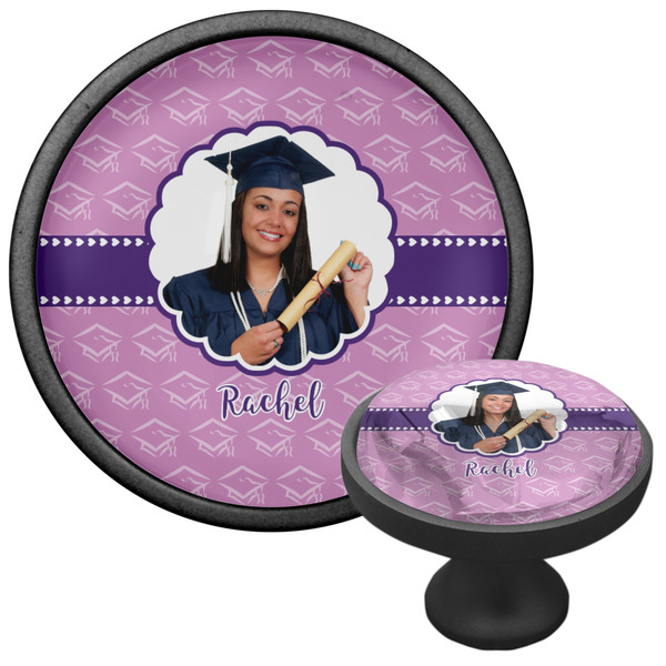 Graduation Cabinet Knob - Black - Multi Angle