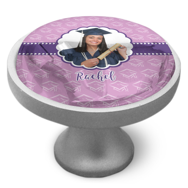 Graduation Cabinet Knob - Nickel - Side
