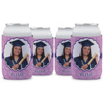 Graduation Can Cooler (12 oz) - Set of 4 w/ Photo