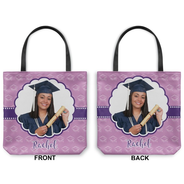 Graduation Canvas Tote - Front and Back