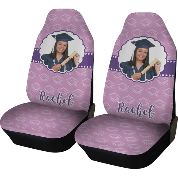 Custom Graduation Car Seat Covers (Set of Two) (Personalized)