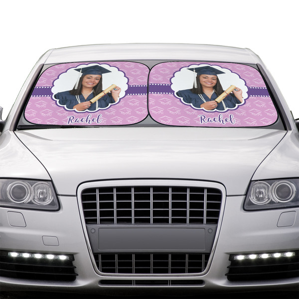 Graduation Car Sun Shades - IN CONTEXT