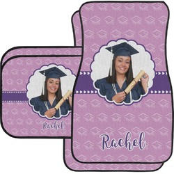 Graduation Car Floor Mats Set - 2 Front & 2 Back (Personalized)