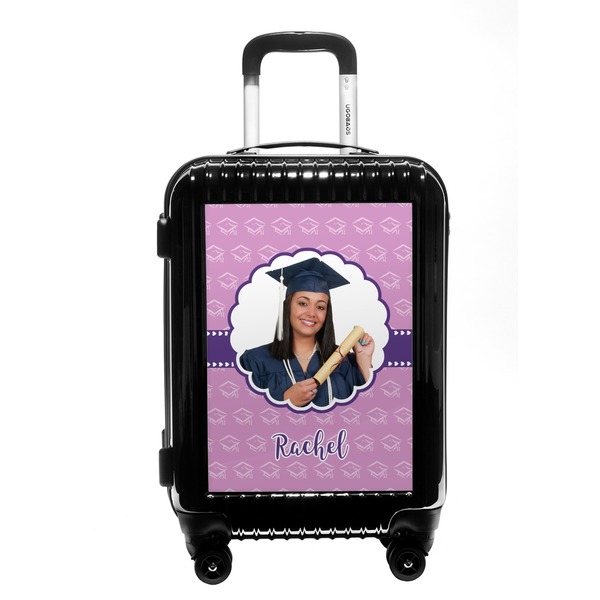 Custom Graduation Carry On Hard Shell Suitcase (Personalized)