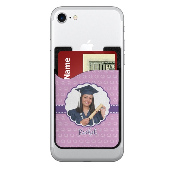 Custom Graduation 2-in-1 Cell Phone Credit Card Holder & Screen Cleaner (Personalized)