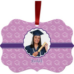 Graduation Metal Frame Ornament - Double Sided w/ Photo