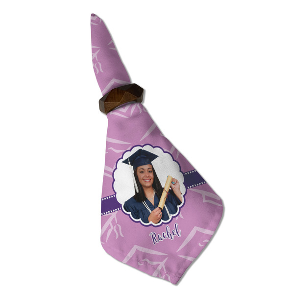 Graduation Cloth Napkins - Personalized Dinner (Folded in Ring) (MAIN)