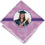 Graduation Cloth Cocktail Napkin - Single w/ Photo