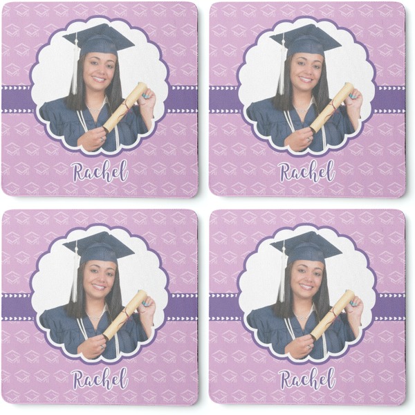 Graduation Coaster Rubber Back - Apvl