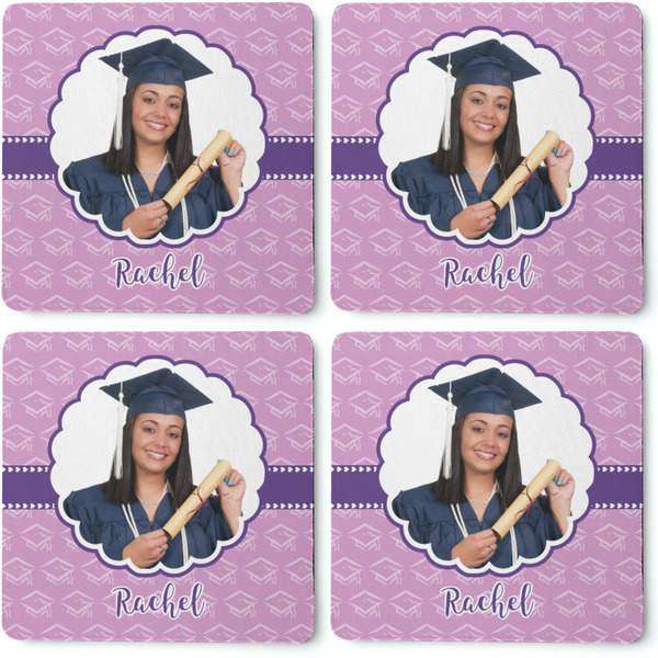 Graduation Coaster Rubber Back - Apvl
