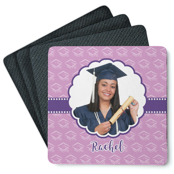 Graduation Coaster Rubber Back - Main