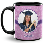 Graduation 11 Oz Coffee Mug - Black (Personalized)