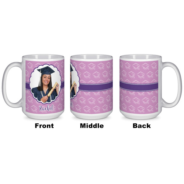 Graduation Coffee Mug - 15 oz - White APPROVAL