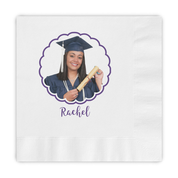 Custom Graduation Embossed Decorative Napkins (Personalized)