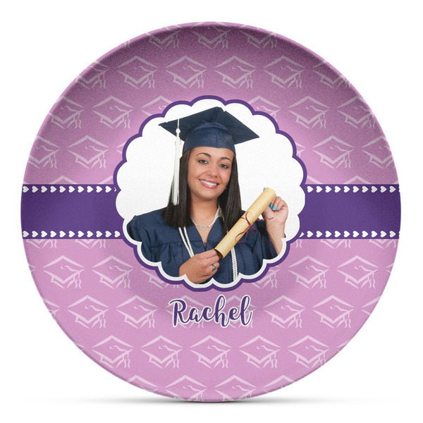 Custom Graduation Microwave Safe Plastic Plate - Composite Polymer (Personalized)