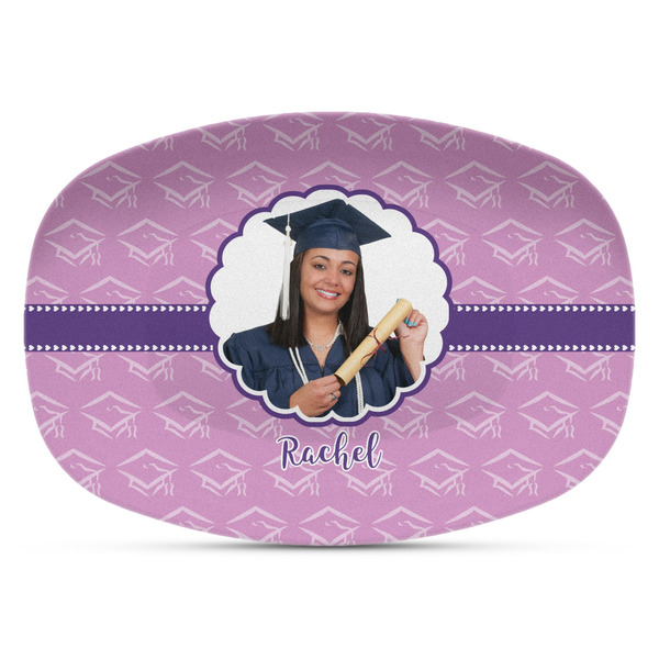 Custom Graduation Plastic Platter - Microwave & Oven Safe Composite Polymer (Personalized)