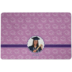 Graduation Dog Food Mat w/ Photo