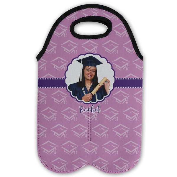 Graduation Double Wine Tote - Flat (new)