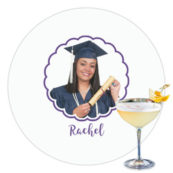 Graduation Printed Drink Topper - 3.5" (Personalized)