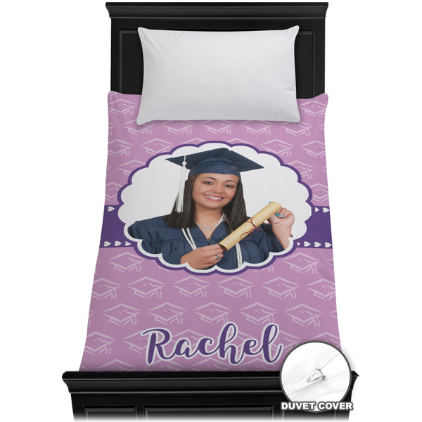 Custom Graduation Duvet Cover - Twin XL (Personalized)