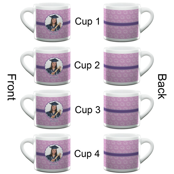Graduation Espresso Cup - 6oz (Double Shot Set of 4) APPROVAL
