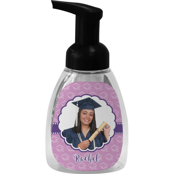 Custom Graduation Foam Soap Bottle - Black (Personalized)